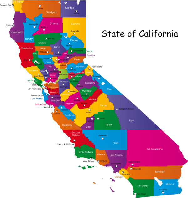 Lista 90 Foto Mapa Del Estado De California Estados Unidos Cena Hermosa 09 2023